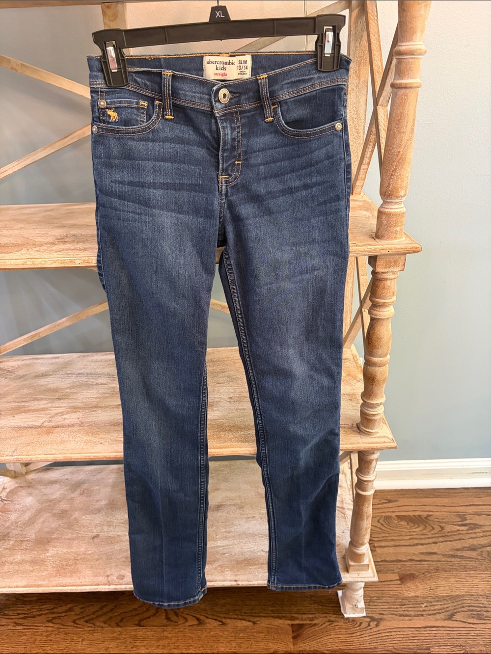Abercrombie & Fitch Slim Kid’s Jeans - Dark Blue